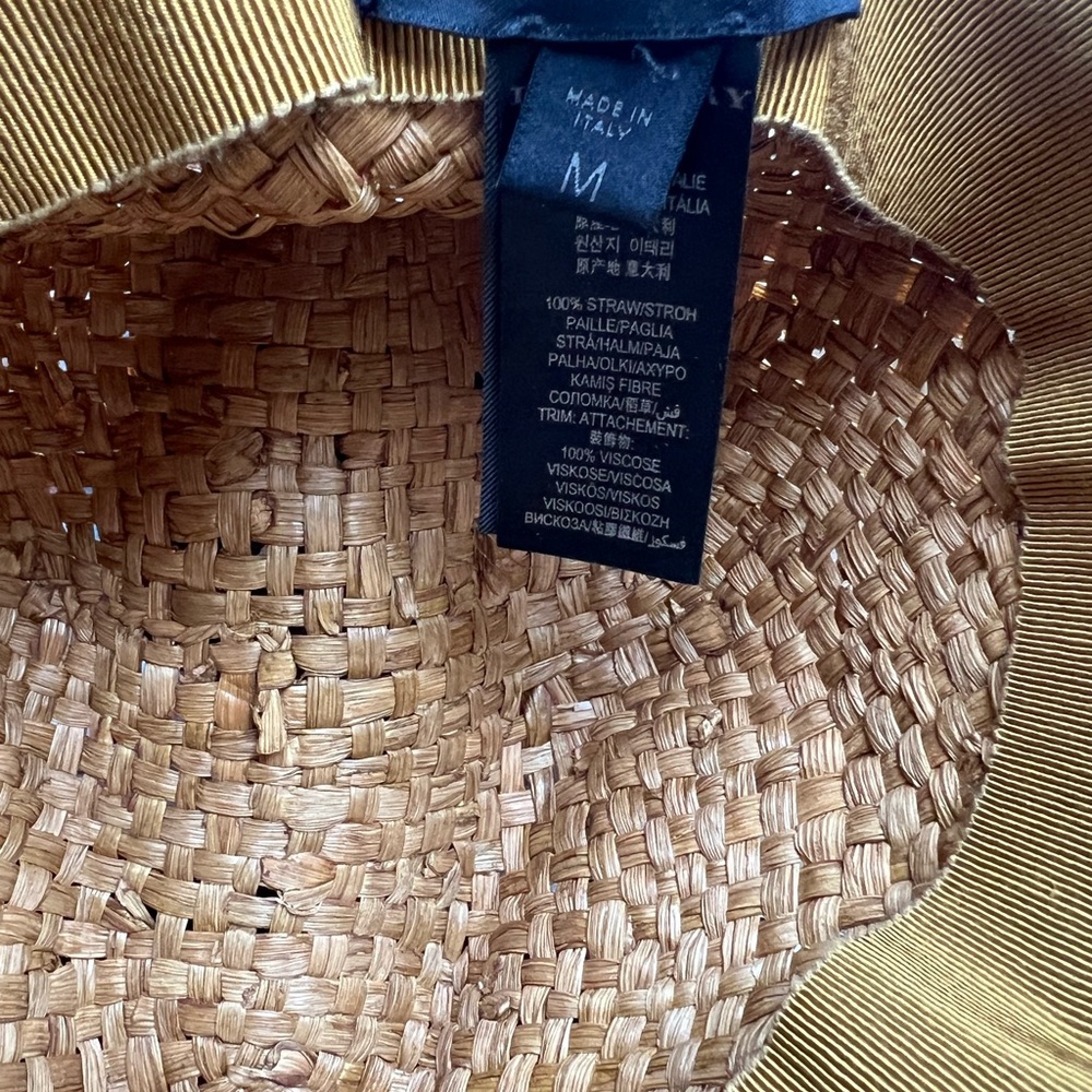 Burberry raffia Pom hat - Picture 3 of 3